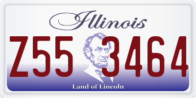 IL license plate Z553464