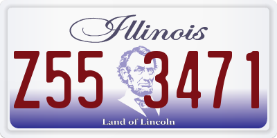 IL license plate Z553471
