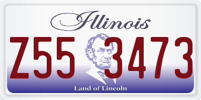 IL license plate Z553473