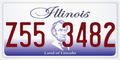 IL license plate Z553482