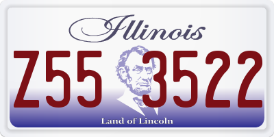 IL license plate Z553522