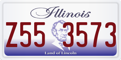 IL license plate Z553573