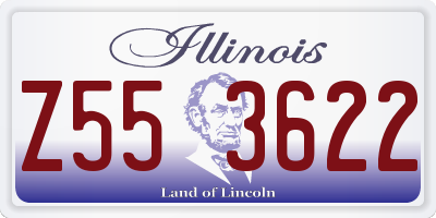 IL license plate Z553622