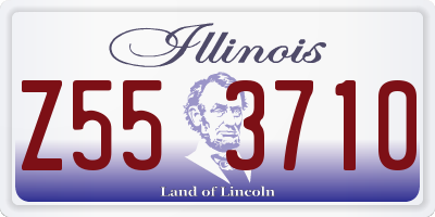 IL license plate Z553710