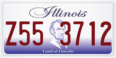 IL license plate Z553712
