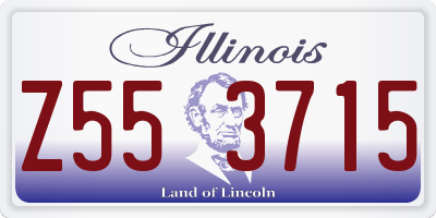 IL license plate Z553715