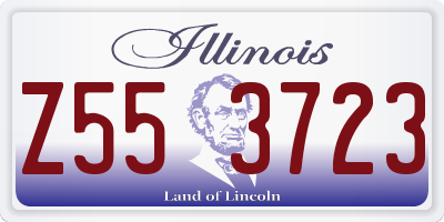 IL license plate Z553723