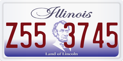 IL license plate Z553745