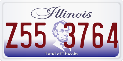 IL license plate Z553764