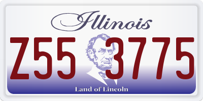 IL license plate Z553775