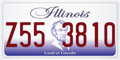 IL license plate Z553810
