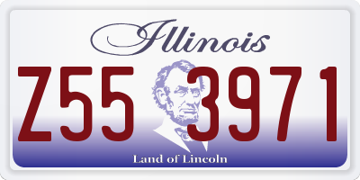 IL license plate Z553971
