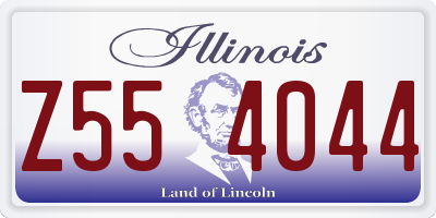 IL license plate Z554044