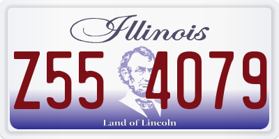 IL license plate Z554079