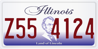 IL license plate Z554124