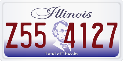 IL license plate Z554127