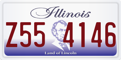 IL license plate Z554146