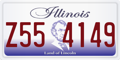 IL license plate Z554149
