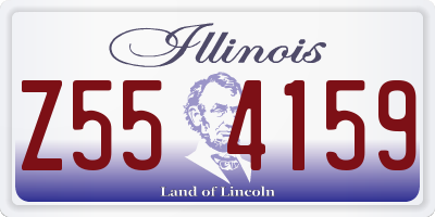 IL license plate Z554159