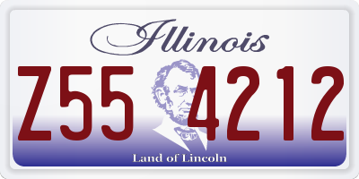 IL license plate Z554212