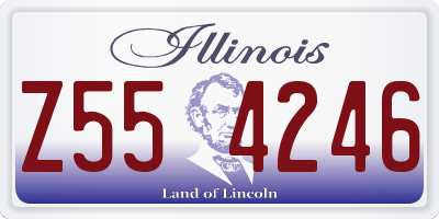 IL license plate Z554246