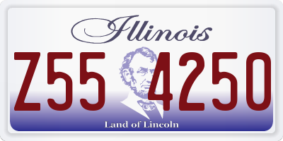 IL license plate Z554250