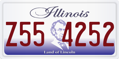 IL license plate Z554252