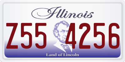 IL license plate Z554256