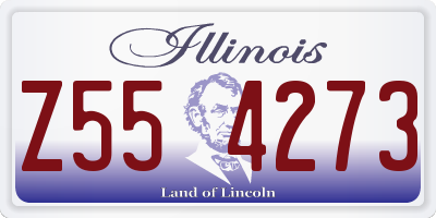 IL license plate Z554273