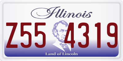 IL license plate Z554319