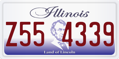 IL license plate Z554339