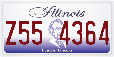 IL license plate Z554364