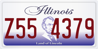 IL license plate Z554379