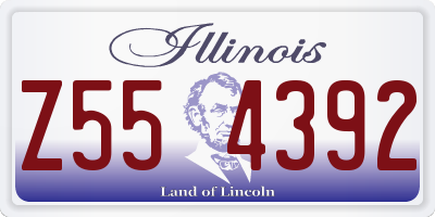 IL license plate Z554392