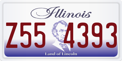 IL license plate Z554393