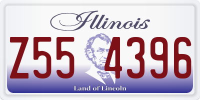 IL license plate Z554396