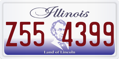IL license plate Z554399