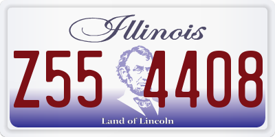 IL license plate Z554408