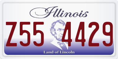 IL license plate Z554429