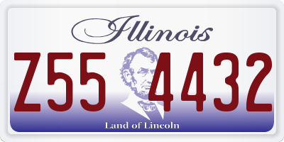 IL license plate Z554432
