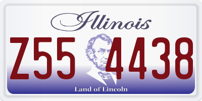 IL license plate Z554438