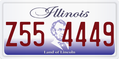 IL license plate Z554449