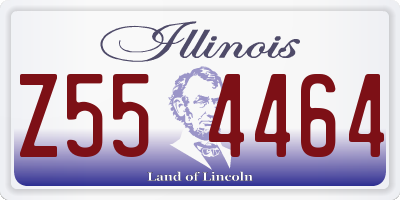 IL license plate Z554464