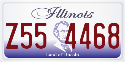 IL license plate Z554468