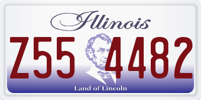 IL license plate Z554482
