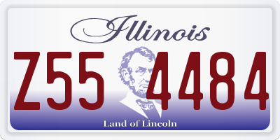 IL license plate Z554484