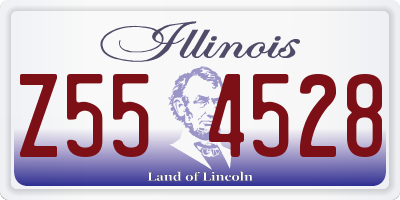 IL license plate Z554528