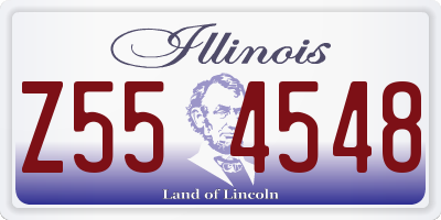 IL license plate Z554548