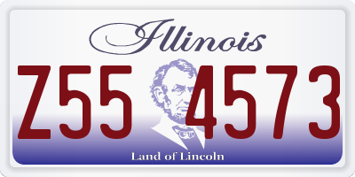 IL license plate Z554573