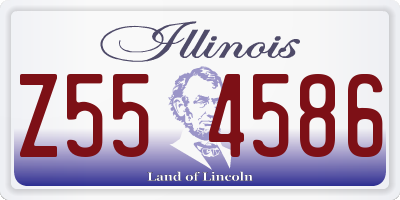 IL license plate Z554586